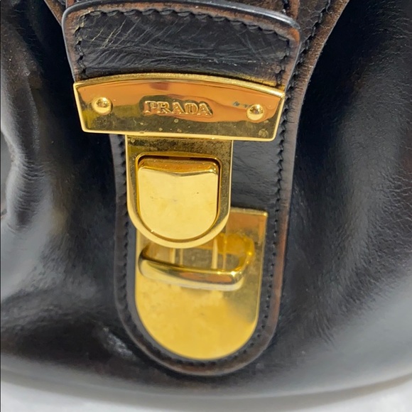 Prada Vitello Vintage Leather  Top Handle Bag - Picture 3 of 10